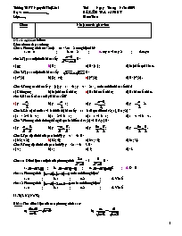 Bài kiểm tra 45 phút lớp 10 môn: Toán Đại số
