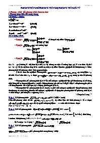 Chuyên đề Phương trình- Bât phương trình- Hệ phương trình vô tỷ (Trường THPT Đức Thọ)