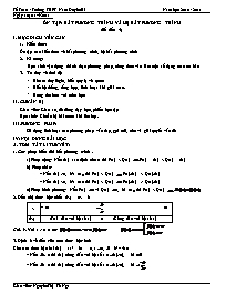 Đề cương ôn tập HK II Toán 10