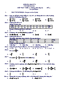 Đề kiểm tra Toán 10 học kì II số 9
