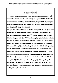 Đề tài Sáng kiến kinh nghiệm “ứng dụng, khai 