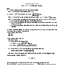 Đề thi thử Học kỳ II Toán 10 - Đề 4