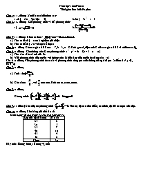 Đề thi thử Học kỳ II Toán 10 - Đề 5