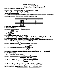 Đề thi thử Học kỳ II Toán 10 - Đề 9