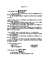 Đề Toán lớp 10 - Đề 11