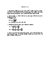 Đề Toán lớp 10 - Đề 16