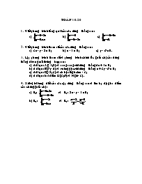 Đề Toán lớp 10 - Đề 20