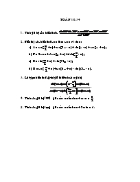 Đề Toán lớp 10 - Đề 34