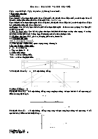 Giáo án Chủ đề 1: Hàm số và đồ thị (3 tiết)