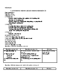 Giáo án Đại 10 tiết 52, 53, 54: Bất phương trình và hệ bất phương trình một ẩn