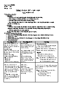 Giáo án Đại số 10 bài 1, 2