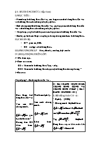 Giáo án Đại số 10: Bất đẳng thức ( tiếp theo)