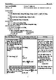 Giáo án Đại số 10 chuẩn tiết 49: Số trung bình. Số trung vị. Mốt (tt)