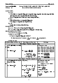 Giáo án Đại số 10 chuẩn tiết 58: Công thức lượng giác