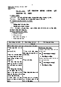 Giáo án Đại số 10 Chương 5 tiết 49, 50: Số trung bình cộng. Số trung vị. Mốt