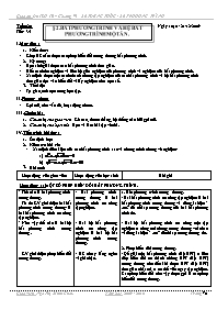 Giáo án Đại số 10 - Chương IV - Tiết 34: Bất phương trình và hệ bất phương trình một ẩn