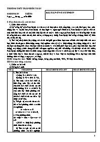 Giáo án Đại số 10 - Chương IV - Tiết 78: Bài tập ôn chương IV