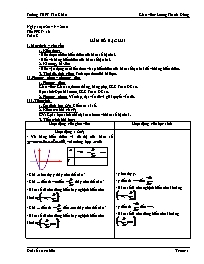 Giáo án Đại số 10 cơ bản tiết 16: Hàm số bậc hai (tiết 1)