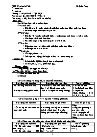 Giáo án Đại số 10 - THPT Nguyễn An Ninh