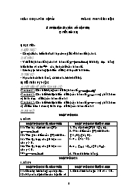 Giáo án Đại số 10 tiết 22: Luyện tập ( hàm số bậc hai)