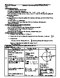 Giáo án Đại số 11 Chương 1 tiết 7: Phương trình lượng giác cơ bản (tt)