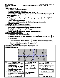 Giáo án Đại số 11 Chương 1 tiết 9: Phương trình lượng giác cơ bản (tt)