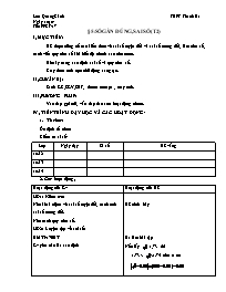 Giáo án Đại số CB lớp 10 tiết 17: Số gần đúng, sai số (t2)