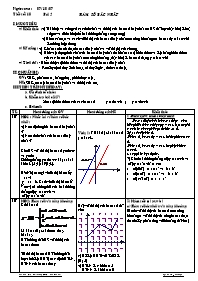 Giáo án Đại số khối 10 tiết 18: Hàm số bậc nhất