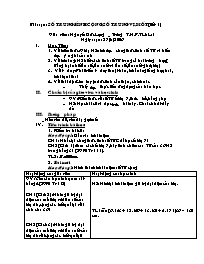 Giáo án Đại số nâng cao 10 tiết 49: Số trung bình cộng, số trung vị, mốt