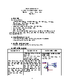 Giáo án Đại số nâng cao 10 tiết 75: Góc và cu