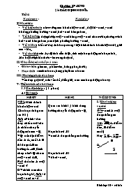 Giáo án Hình 10 cơ bản đủ cả năm