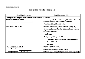 Giáo án Hình cơ bản 10 - Chương I: Vectơ