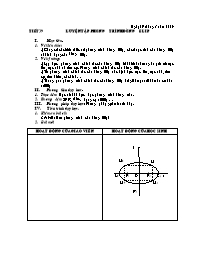 Giáo án Hình học 10 CB tiết 39: Luyện tập phương trình đường elip