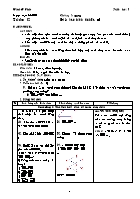 Giáo án Hình học 10 chuẩn tiết 2: Các định nghĩa (tt)