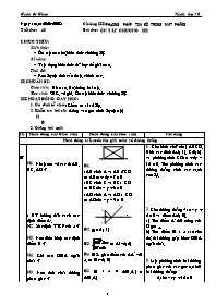 Giáo án Hình học 10 chuẩn tiết 40: Ôn tập chương III