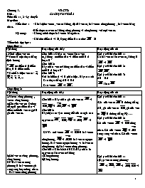 Giáo án Hình học 10 - Chương 1: Vectơ