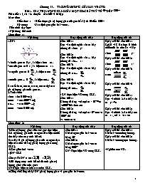 Giáo án Hình học 10 - Chương 2, 3