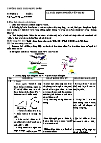 Giáo án Hình học 10 - Chương I - Bài 1: Các định nghĩa về vectơ