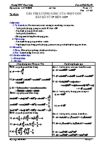 Giáo án Hình học 10 tuần 11 - Trường THPT Phước Long