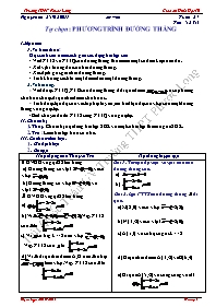 Giáo án Hình học 10 tuần 27 - Trường THPT Phước Long