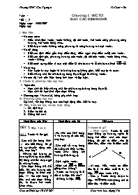 Giáo án Hình học CB 10 Chương 1 Bài 1: Các định nghĩa