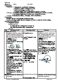 Giáo án Hình học khối 10 tiết 19: Bài tập