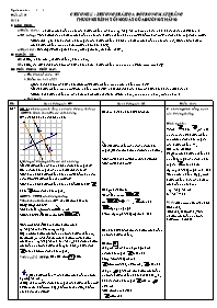 Giáo án Hình học khối 10 tiết 27: Phương trình tổng quát của đường thẳng