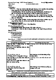 Giáo án Hình học tiết 39, 40: Khoảng cách