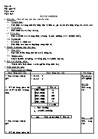 Giáo án môn Đại số 10 nâng cao tiết 78: Ôn tập chương