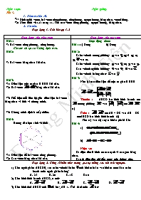 Giáo án Tự chọn Hình 10: Các định nghĩa