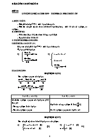 Giáo án tự chọn Toán 10 học kì 2