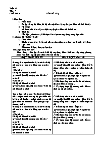 Giáo án tự chọn Toán 10 tiết 7: Hàm số (t2)