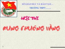 Hội thi Rung Chuông Vàng (trò chơi trong Giáo dục hướng nghiệp 10)