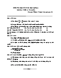 Thi học kì II Toán 10 - Đề 3